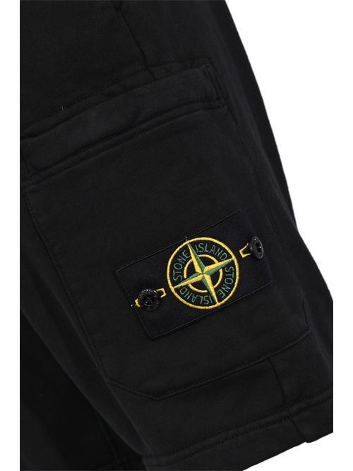 Bermuda 6200011 in cotone Black STONE ISLAND | 6200011S0051V0029